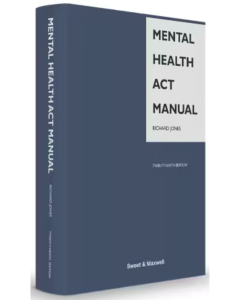 Mental Health Act Manual 29th Edition | ISBN 9780414137417